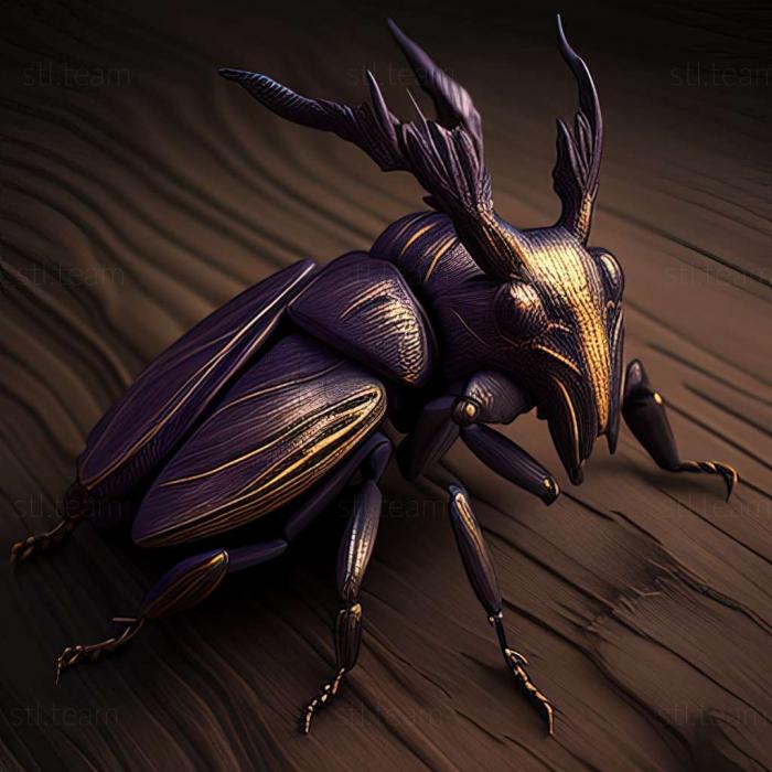 3D модель Lucanus placidus (STL)